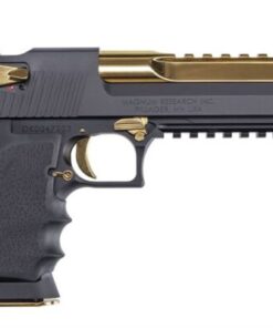 Magnum Research Desert Eagle 50AE Semi-Automatic Pistol with Titanium Gold Slide