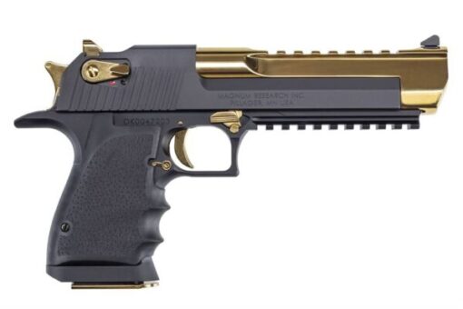 Magnum Research Desert Eagle 50AE Semi-Automatic Pistol with Titanium Gold Slide